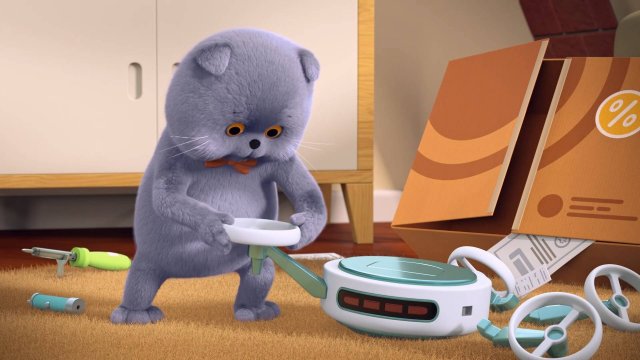 Кот Басик, 1 сезон, 4 серия. Как развлечь питомца