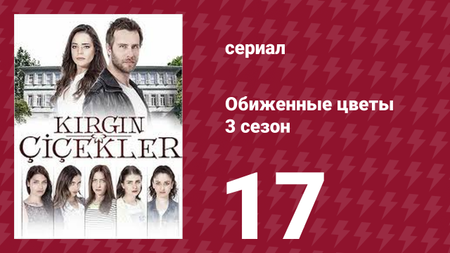 Обиженные цветы 3 сезон 17 серия (сериал, 2015)