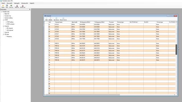 Сканирование каналов в Quansheng UV-K5 (Функция Scan List "S-List")