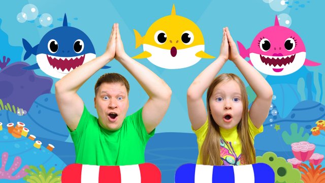 Акулёнок Ту Ру Ру и другие песенки для детей - Baby Shark 🦈