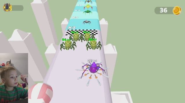 Игра ЭВОЛЮЦИЯ ПАУКА со Стёпой