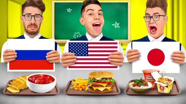 A4-ЕДА из РАЗНЫХ СТРАН МИРА ЧЕЛЛЕНДЖ !