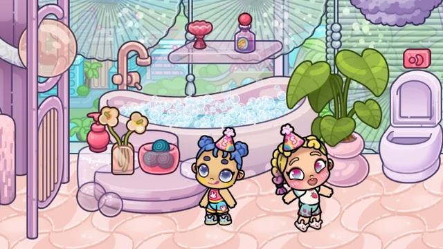 В КОМНАТЕ У АЛИНЫ в AVATAR WORLD ИСТОРИЯ 💕 РУТИНА СЕМЬИ 👨