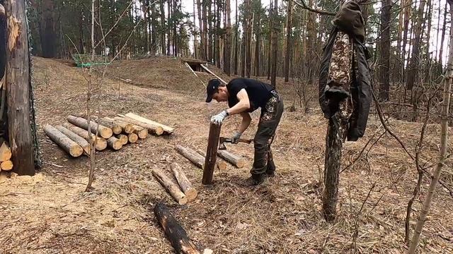 В ГОСТЯХ У ЛЕСНОГО СТРОИТЕЛЯ/СТРОИМ БАНЮ/ПЕРВЫЙ ПАР.