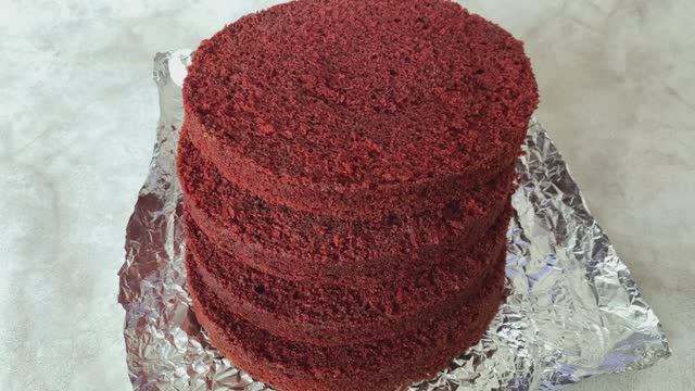 Торт Красный бархат. Нашла идеальный рецепт бисквита!