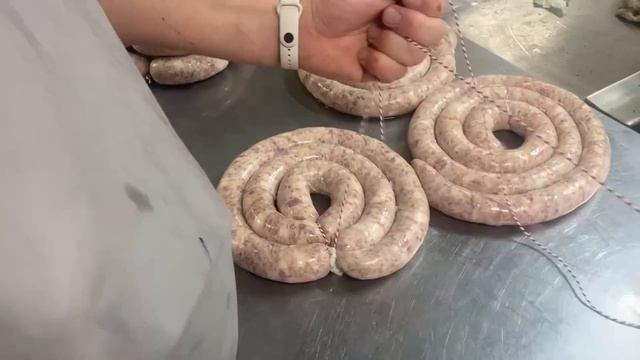 Украинская жареная колбаса  Как обвязать жареную украинскую колбасу