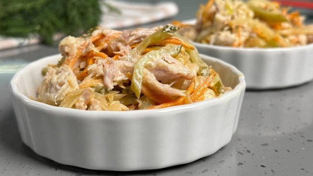 Салат "Вишерский" ! Всего 4 простых продукта в составе салата! Гости попробовали и готовили в своем
