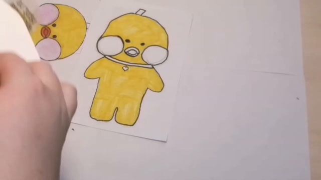 Делаем уточку Лалафанфан из бумаги своими руками *1 часть*