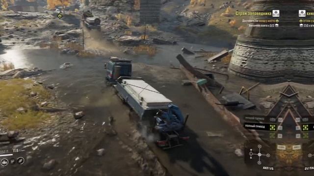 БЫСТРЫЙ ОБЗОР на AZOV 67096 ATOM в #snowrunner