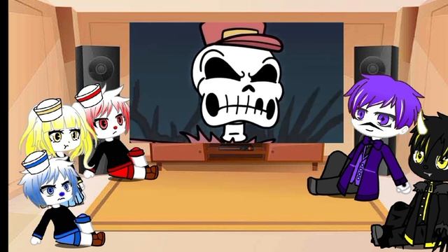 Реакция Cuphead на ,,Cuphead rap battle"