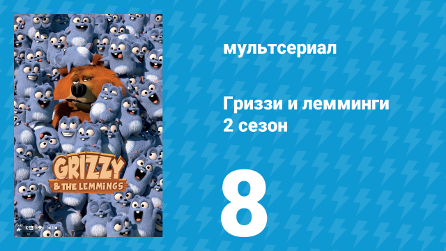 Гриззи и лемминги 2 сезон 8 серия «Вкусная муха» (мультсериал, 2016)
