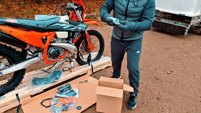 KTM 300 EXC Hard Enduro 2025 распаковка, обзор комплектации