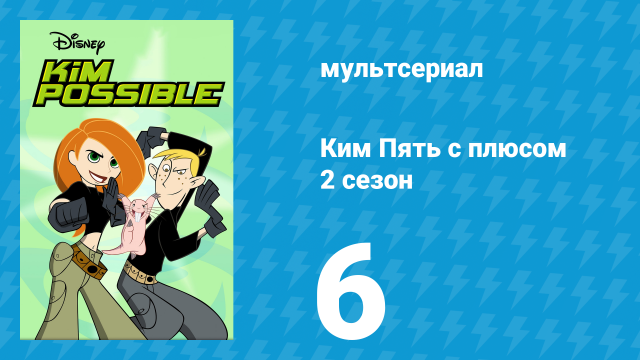 Ким Пять с плюсом 2 сезон 6 серия «Руфус — звезда / Приключения Руфуса» (мультсериал, 2003)