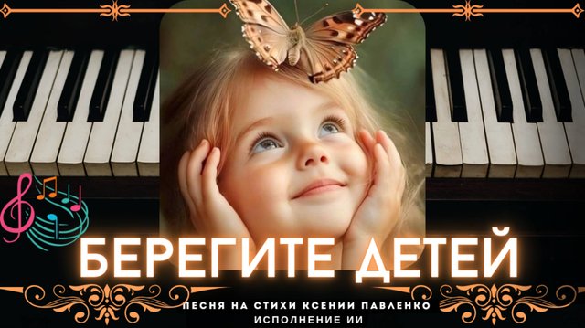 "Берегите детей " песня на стихи Ксении Павленко