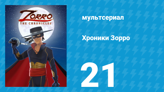 Хроники Зорро 21 серия «Словно волки» (мультсериал, 2015)