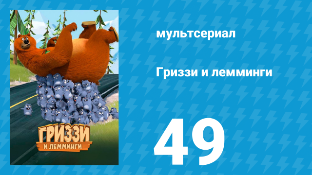 Гриззи и лемминги 1 сезон 49 серия «Вход воспрещён» (мультсериал, 2016)