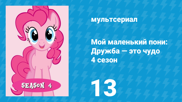 Мой маленький пони: Дружба — это чудо 4 сезон 13 серия (мультсериал, 2010)