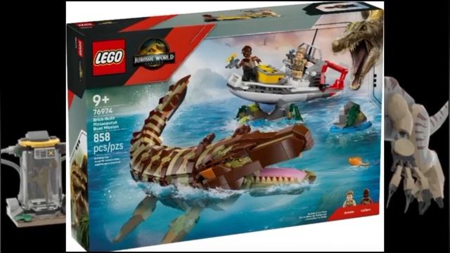 Lego D-rex по Jurassic World 4 (обзор).