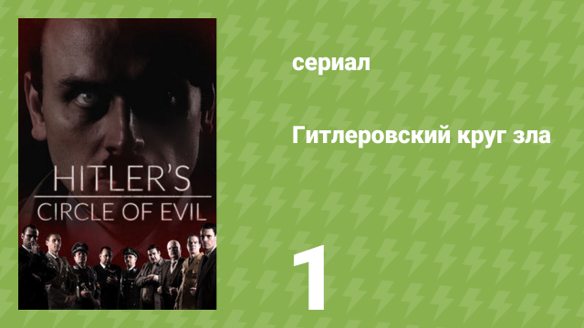 Гитлеровский круг зла 1 серия «Герои и изгои» (документальный сериал, 2017)