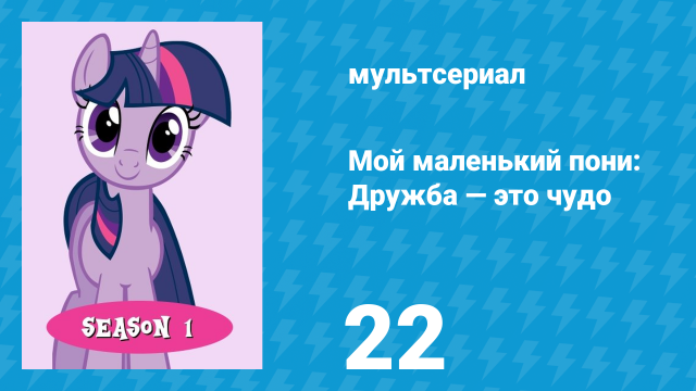 Мой маленький пони: Дружба — это чудо 1 сезон 22 серия (мультсериал, 2010)