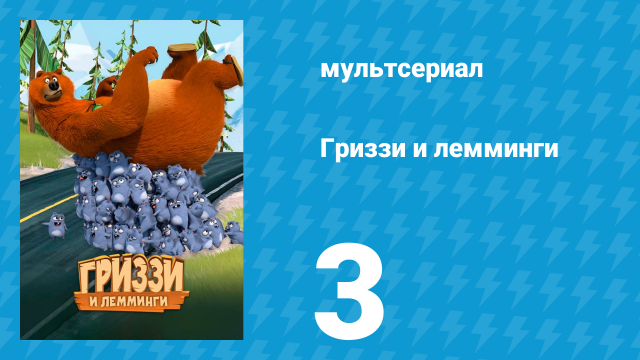 Гриззи и лемминги 1 сезон 3 серия «Клеточный медведь» (мультсериал, 2016)