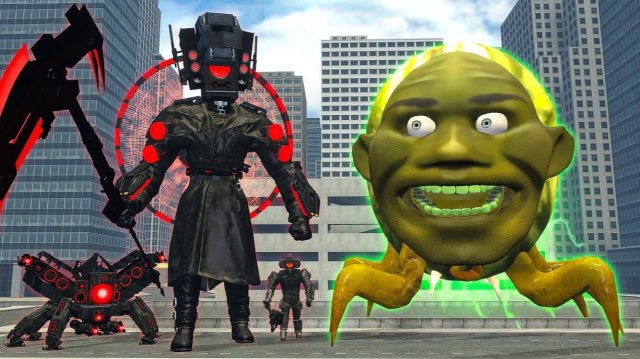 НОВЫЙ ЛИН ГАН МЕЛОН ПРОТИВ ПАЛАЧА-СПИКЕРМАНА И ДРУГИХ БОССОВ В ГАРРИС МОДЕ