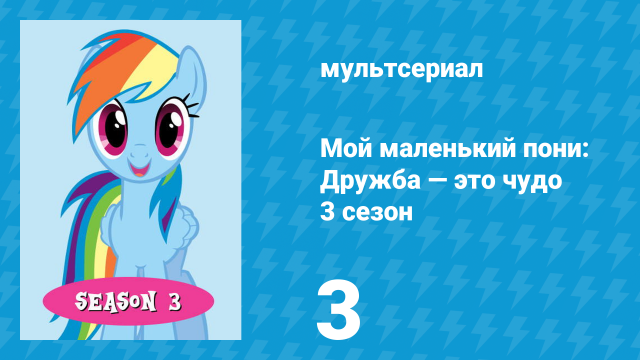 Мой маленький пони: Дружба — это чудо 3 сезон 3 серия (мультсериал, 2010)