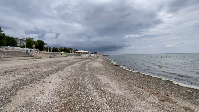 Пляж в Приморско-Ахтарске. 30 мая 2025г.