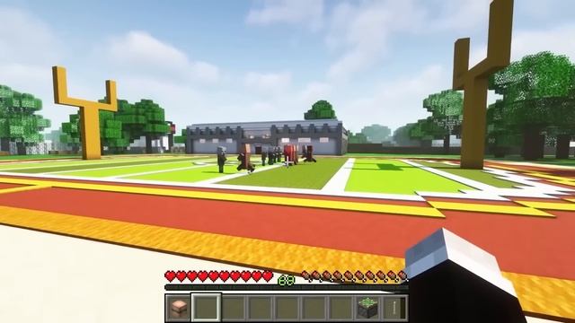 ОТПРАВИЛ 1.000.000 ЖИТЕЛЕЙ В ШКОЛУ В МАЙНКРАФТ !