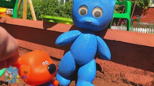 Мультики с игрушками Ми-ми-мишки для детей. Как Тучка и Кеша из мультфильма спасают новую игрушку.