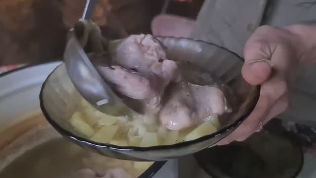 Из Англии в Россию. Отмываем "северную" комнату. Пробуем еду из печи