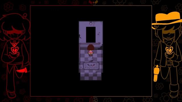 Кловер и Чара присоединились к путешествию Фриск: Undertale red and yellow