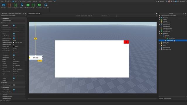 Как сделать открытие и закрытие GUI в роблокс студио / С?