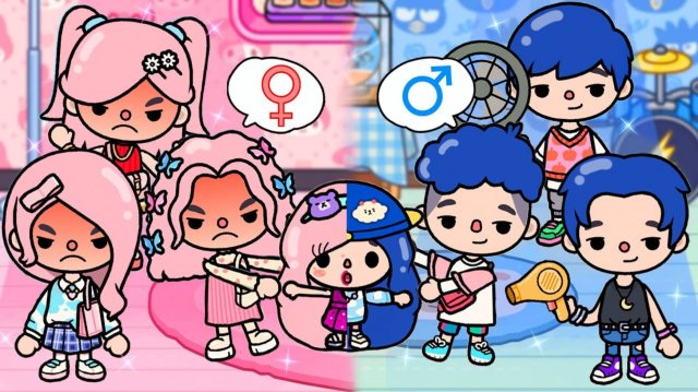 TOCA BOCA МАЛЬЧИКИ ПРОТИВ ДЕВОЧЕК КТО КРУЧЕ?