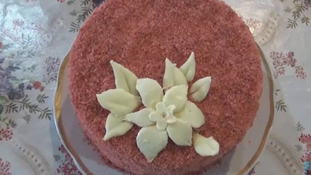 Домашний торт "Красный бархат"