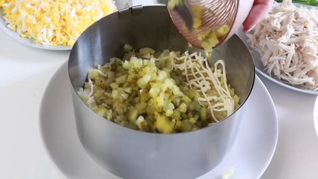 Салат  Монах! Салат с курицей! Рецепт.