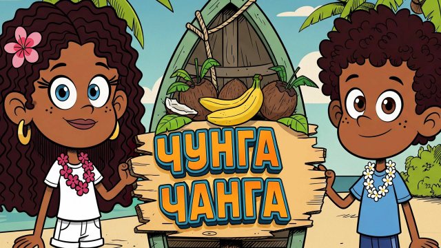 Чунга-Чанга | Весёлая песня для детей | Лето, остров и бананы!