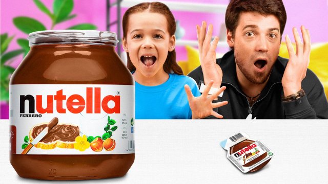 Большая Еда против Маленькой Еды Челлендж от WOW MIA!