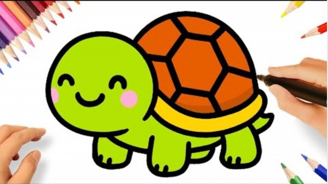КАК ЛЕГКО НАРИСОВАТЬ ЧЕРЕПАХУ