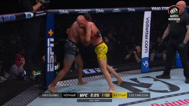 Андреас Густафссон победил Кэлинна Уилльямса (видео). UFC 316