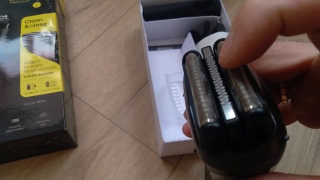 Короткий обзор на бритву Braun Series 3 301s