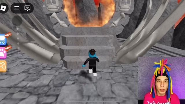 КИТАЙКА И ПОБЕГ ОТ ЗЛОГО КЛОУНА В ROBLOX