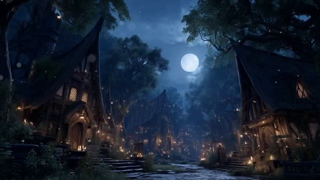 Эльфийская деревня – Умиротворяющая музыка в стиле фэнтези для расслабления и мечтаний