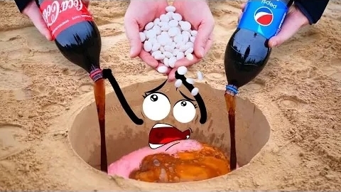 Эксперимент Coca cola против Mentos в андеграунде | Эксперимент Coca Cola против Mentos | рисунки