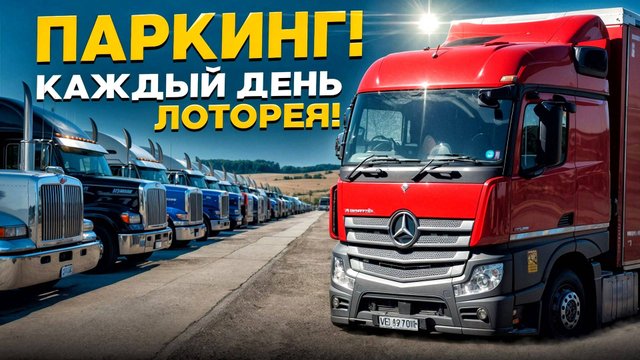 Каждый день как ЛОТЕРЕЯ. Поиск Паркинга #дальнобой
