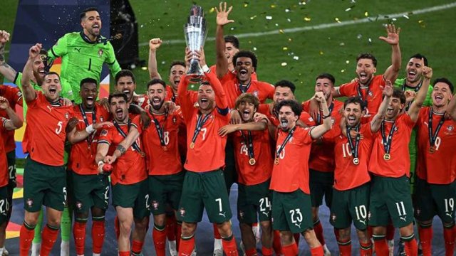 Сборная Португалии победила Испанию в финале Лиги наций по пенальти