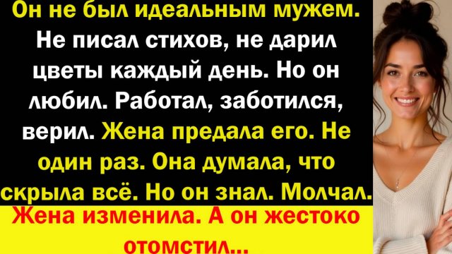 Она изменила. А он отомстил без крика История изменила Реальная история, рассказ, Аудиокнига