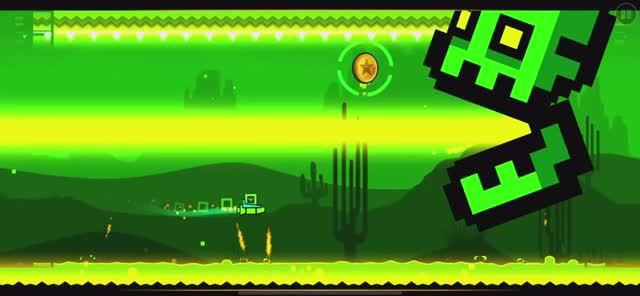 PRESS START GEOMETRY DASH