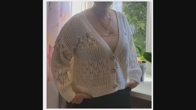 Красивый жакет спицами!!!