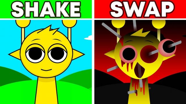 INCREDIBOX SPRUNKI 🌀 | SHAKE SWAP: НОРМА vs ХОРРОР! 😱⚡ НОВЫЙ МОД!